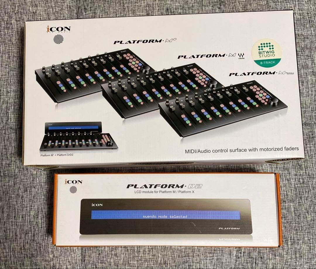 iCON PLATFORM M+ 、D2（フィジカルコントローラー） ICON アイコン PLATFORM M+ フィジカルコントローラー モータ